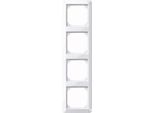Merten 389425 Cornice 1-M, A 4 Ingressi, Bianco Attivo Lucido