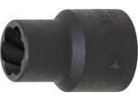 Bgs Chiave A Bussola A Profilo Elicoidale / Estrattore Di Viti Con Attacco Quadro 12,5 Mm (1/2") Sw 12 Mm - 5266-12"