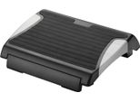 Q-Connect® KF20076 Poggiapiedi Con Tappetino Antiscivolo Grigio/Nero