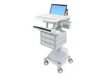 Ergotron Styleview - Carrello Multimediale - Alluminio - Grigio - Bianco - Alluminio - Plastica - Acciaio Zincato - Notebook - 9,1 Kg - 43,9 Cm (17,3 Pollici)