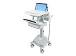 Ergotron Styleview - Carrello Multimediale - Alluminio - Grigio - Bianco - Alluminio - Plastica - Acciaio Zincato - Notebook - 9,1 Kg - 43,9 Cm (17,3 Pollici)