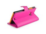 Cadorabo Custodia Per Nokia Lumia 535 Custodia Protettiva In Rosa Custodia Per Cellulare Cover Chiusura Magnetica