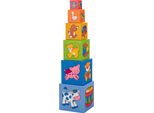 Goki 58554 Cubi Impilabili, Colorati (1 Set)