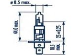 Narva 48702 Lampadina Per Fari H1 24V 70W P14.5S