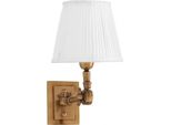 Casa Padrino Luxury 1 Applique Bianco / Ottone Antico - Lampada - Collezione Luxury