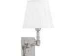 Casa Padrino Luxury 1 Applique Bianco/Nichel - Lampada - Collezione Luxury