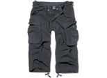 Brandit Industry Vintage 3/4 Shorts Nero, Xxl