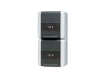 Jung Presa Di Corrente 2F Gr Glz WG800 Con Cerniera A Superficie IP44 Bsf