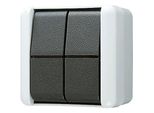 Jung 835 W Interruttore Elettrico A Chiave Nero