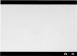 Nobo 43X58 Cm Lavagna Magnetica Con Clip Trasparente Trasparente Taglia Unica