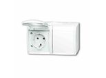 BUSCH-JAEGER Presa Di Corrente 2F Aws Mt Ocean Ap Horiz Hinged D