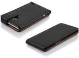 Cadorabo Custodia Protettiva Per Lg L70 (1A Sim) Cover In Nero Flip Case Custodia Per Cellulare Cover In Similcuoio