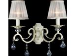 Casa Padrino Lampada Da Parete In Cristallo Barocco Crema Oro 39 X H 39 Cm Stile Antico - Lampada Da Parete Illuminazione Da Parete