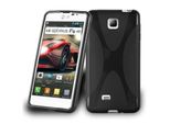 Cadorabo Custodia Per Telefono Cellulare Per Lg Optimus F5 / Lucid 2 In Cover Nera Tpu Silicone Back Cover Case