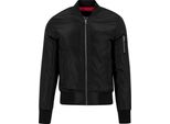 Bunda Urban Classics - Giacca Bomber Bicolore Blk/Blk - M