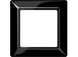 Telaio 1X Nero Orizzontale/Verticale - Telaio 1X Nero As 581 Sw
