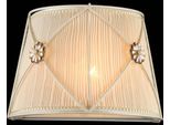 Casa Padrino Lampada Da Parete Barocca Oro Bianco 28 X H 19 Cm Stile Antico - Lampada Da Parete Illuminazione Da Parete