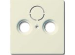 BUSCH-JAEGER Zentralplatte Ant.Dose 2F Futuro Lineare Elf-Ws Glz
