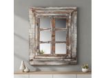Mucola Specchio Da Parete Con Persiane Specchio Cornice Specchio Finestra Cornice Foto Shabby Specchio Decorativo Specchio Armadio - Marrone