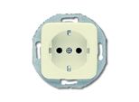 Busch-Jaeger Inserto Presa Schuko Bosch-Duro 2000 Si, Anello Di Supporto Rotondo 2011-0-1342