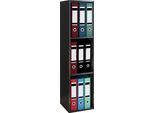 Scaffale E Libreria Dell'ufficio Offas Nero A. 107 X L. 34 X P. 30 Cm