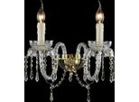 Casa Padrino Applique Barocche Oro 34,3 X H 29 Cm Stile Antico - Lampada Da Parete Illuminazione Da Parete
