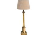 Casa Padrino Lampada Da Tavolo In Ottone Diametro 9,5 X 20 X H 53 Cm - Lampada