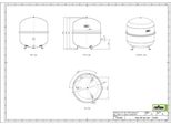 Reflex Membran-Druckausdehnungsgefäß 6 Bar We Reflex N 80 Liter Anschluss 1
