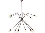 Casa Padrino Luxus Leuchte - Lampada A Sospensione In Bronzo Diametro 135 H 70 Cm