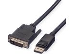 Roline Cavo Displayport Dp St - Dvi St, Lsoh, Nero, 3 M