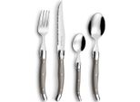 Lou Laguiole Set Di Posate 24 Pezzi Tradition Taupe