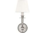 Casa Padrino Lampada Da Parete In Argento Antico Diametro 14 X 20 X H 34 Cm - Lampada Per Hotel Ristorante