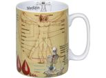 KöNitz Wissensbecher Becher Medizin, Kaffeebecher, Teetasse, Tasse, Porzellan, 460Ml, 1113301709