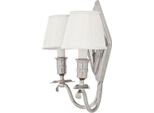 Casa Padrino Applique In Nichel Diametro 30 X 16 X H 37 Cm - Collezione Luxury