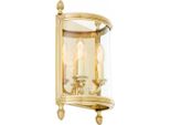 Casa Padrino Applique In Ottone Diametro 21 X 11 X H 34,5 Cm - Luce