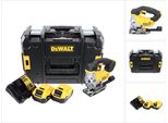 Dewalt Dcs 331 P2 Seghetto Alternativo A Batteria 18V Xr In Valigetta Tstak + 2X Batterie Dcb 184 5,0 Ah + Caricabatterie Dcb 115