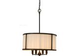 Casa Padrino Luxus Leuchte - Lampada A Sospensione In Canna Di Fucile Diametro 52 X H 73,5 Cm