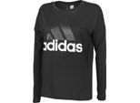 Adidas Magliette Essentials Linear Longsleeve W, B45746, Taglia: 152