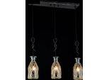 Casa Padrino Lampadario Barocco A Soffitto Nero 62 X H 127 Cm Stile Antico - Lampadario D'arredo Lampadario A Soffitto Lampada A Sospensione