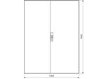 Hager Alloggiamento Per Contatore A Superficie IP44 Lamiera D'acciaio 1050X1400X205Mm