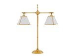 Casa Padrino Lampada Da Tavolo In Ottone Diametro 18 X 62 X H 73 Cm - Lampada - Lampada Da Tavolo