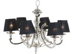 Casa Padrino Lampadario - Lampada A Sospensione In Nichel Diametro 58 X H 53 Cm