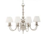 Casa Padrino Lampadario - Lampada A Sospensione In Nichel Diametro 85 X H 75 Cm