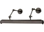 Casa Padrino Lampada Da Parete In Bronzo Antico Diametro 63 X 16 X H 21 Cm - Lampada