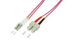 Cavo Patch In Fibra Ottica Logilink, Lc Duplex - Sc Duplex, OM4, 3,0 M