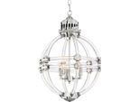 Casa Padrino Lampadario Diametro 43 X H. 64 Cm - Lampadario D'arredo Lampadario A Sospensione Lampada A Sospensione