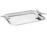 Casa Padrino Luxury Designer Crocodile Tray 51 X 38 X H. 6 Cm - Luxury Collection