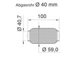 Ernst 460347 Tubo Flessibile Impianto Di Scarico Tubo Di Scarico Per Fiat Panda (169) Per Kia Picanto (Sa)
