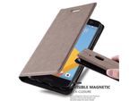 Cadorabo Cover Per Htc One M10 Cover Protettiva In Marrone Custodia Per Cellulare Cover Chiusura Magnetica