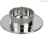 Portacandele, Diametro 70 Mm Argento (Nichelato) Lucido, Portacandele Per Occasioni, Portacandele Per Battesimo, Portacandele Per Matrimonio, Portacandele Per Comunione